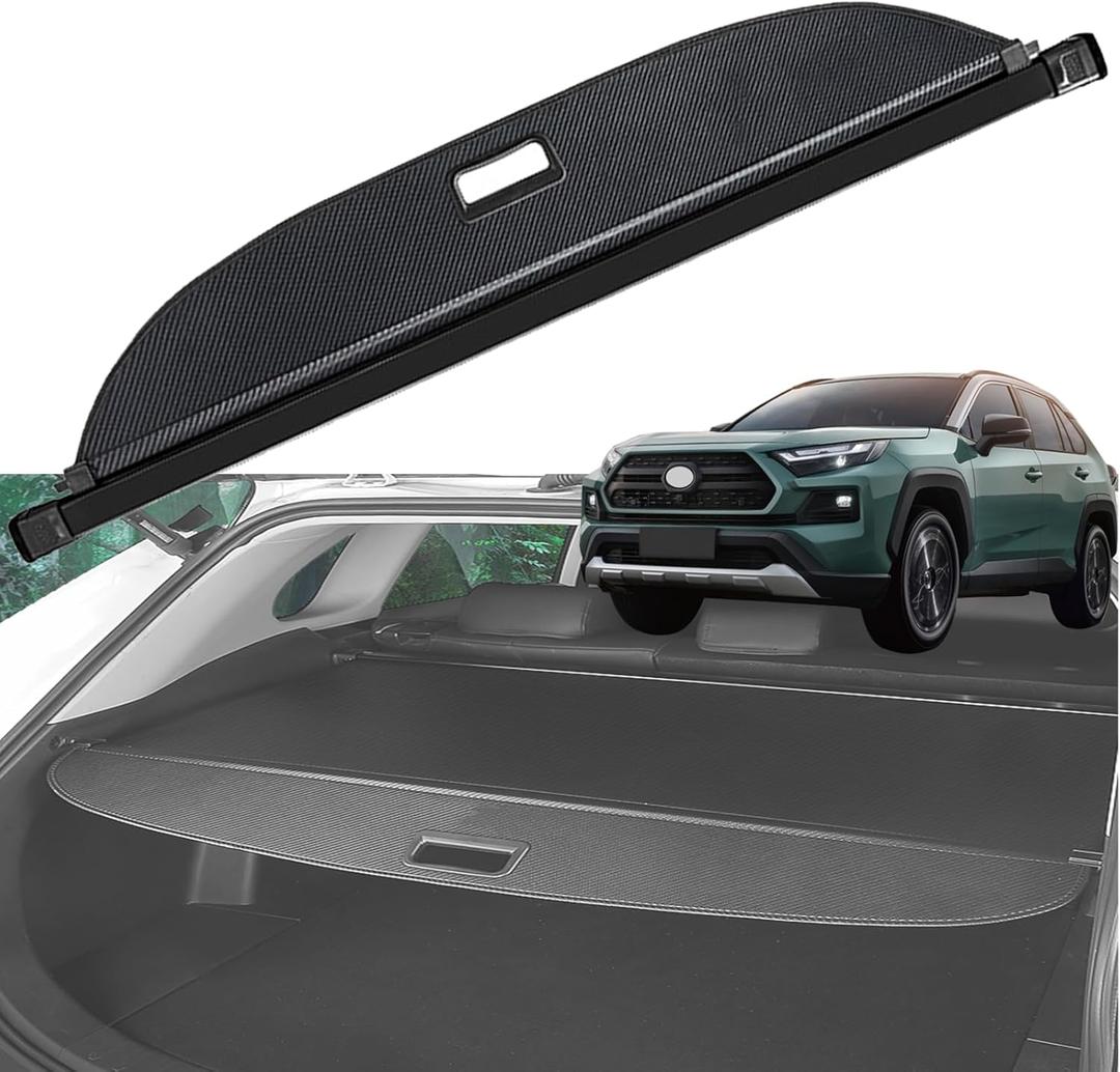 Cargo Cover for Toyota RAV4 2019-2025 Trunk - No Gap Shielding Shade Accessory