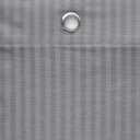 Zenna Home Ultimate Striped Waterproof Fabric Shower Curtain or Liner, 70" x 72" Grey (MSC19089)