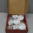 [Timer] Christmas Window Decorations, 3 PCS Snowflake Christmas Window Lights with Suction Cup, Battery Operated Snowflake Lights Xmas Decorations Indoor Outdoor Fireplace Home Party Decor-Multicolor