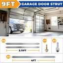 Garage Door Strut, 9 FT Garage Door Reinforcement Bracket