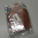 2 Pack Tissue Box Cover, 5X5X5'' PU Leather Tissue Box Holder Square, Tissue Boxes Organizer Decorative for Bathroom, Kitchen, Home Office Decor (Black, Beige)