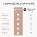 Starpack 'The All Rounder' XL Premium Silicone Spoonula Spatula - Silicone Spatula Spoon Heat Resistant to 600F - Best Silicone Spoonulas - Rubber Spoon Spatula - Kitchen Spoon Spatula for Cooking (Earthy Pink)