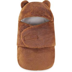 AiWMGL Baby Winter Fleece Swaddle Blanket 3-6 Months Boys Girls Warm Adjustable Newborn Swaddling Wrap Soft Plush Sleeping Sacks