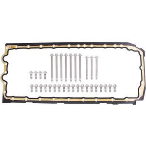 NewYall Engine Oil Pan Gasket with Bolts for BMW 128i 135i 325i 325xi 328i 328xi 330i 335i 525i 525xi 528i 528xi 530i 530xi 535i 535xi X3 X5 X6