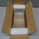 Clear Acrylic Qtip Holder for Clean Skin Club Clean Pads Clean with Flip-Top Lid 2-Grid Canister Cotton Pad and Swab Dispenser Cotton Round Organizer for Bathroom Vanity Countertop