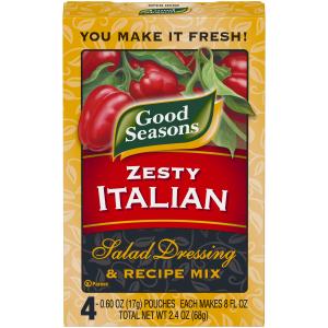 Good Seasons Zesty Italian Salad Dressing & Recipe Mix (0.6 oz Envelope) (EXP 09/21/27)