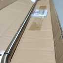 Antique Bronze Disc Curtain Rods, 28-48 Inches Window Curtain Rod,Adjustable Room Darkening Drapery Rod with Aluminum Finials and Brackets,Wrap Around Design