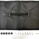 10266 Nitro rollator seat Replacement,10.5"*18",w/Hardware and Tools,(12.Seat/Hdwr 1026608,13.Folding Strap Assy 1026609.),for Standard Model and Tall Model,1Ea,Black