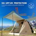 KAMPKEEPER SUV Car Tent, Tailgate Shade Awning Tent for Camping, Car Tents for Picnic Sports Events Music Festivals Outdoor Travel, 15 feet wide, 171 inches long, 110 square feet