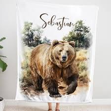 Woodland Animal Neutral Blanket Gift 40x60 Inch