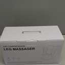 Leg Massager with Heat and Compression, Foot and Calf Massager for Circulation and Pain Relief, Compression Boots with Handheld Controller, 6 Modes 3 Intensities, Gift for Mom Dad (Black)