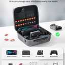 STARTRC GAMES Switch 2 All in One Carrying Case for Nintendo Switch 2, Portable Hard Travel Case with Game Card Slots, Portable Storage Carry Bag for Switch 2 Console Pro Controller Accessories (Grey)
