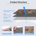 Art3d 102-Piece Peel and Stick Tile Backsplash for Kitchen Bathroom, 3in.  6in. Stick on Subway Tile Rust Slate