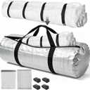 Mattress Vacuum Bag for Moving & Storage, Double Protection Mattress Moving System with Thickened Vacuum Bag, Protective Storage Bag & 4 Straps, Fits Memory Foam & Latex (King/California King)