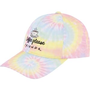 Concept One Unisex Adult Friends Tv Show Baseball Cap, Adult Unisex Polyster Adjustable Dad Hat with Curved Brim and Tie-dye Design