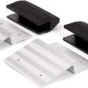 AFA Tooling Truck and Trailer Loading Ramp Kit | Quickly Create a Wide Ramp with 2 x 8 Lumber: Just Attach Aluminum Brackets and Rubber Feet | Load Your Lawn Mower, 4-Wheeler, ATV, and More with Ease