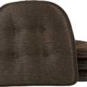 Non-Slip Chair Cushions, Assembled in USA, U-Shaped Skid-Proof Seat Pads for Dining Room, Kitchen, Office, 15"x16", 4 Pack