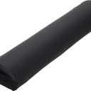 ForPro Premium Half-Round Bolster Pillow for Massage and Yoga, Oil and Stain-Resistant, 6W x 3" H x 26L, Black