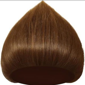 Geyoga 1 Pcs Unisex Funny Wig Hairy Costume Funky Hairband Crazy Wig Hair for Halloween Costume Party (Brown)