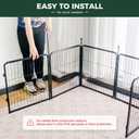 FXW Rollick Unleashed Dog Playpen for Indoor, Yard, RV Camping, 24 inch 6 Panels for Small and Puppy DogsPatented