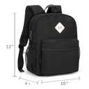 STEAMEDBUN Toddler Backpack for Boys 2-4, Kindergarten & Preschool Mini (Black)