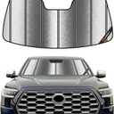 Pigenius Windshield Sunshade for Toyota Sequoia 2023-2026 Custom Front Window Sun Shade - Metallic