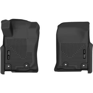 Husky Liners X-act Contour Floor Mats | Fits 2013-2024 Toyota 4Runner, 2014-2023 Lexus GX460 | Front Row, 2-pc Black - 53761