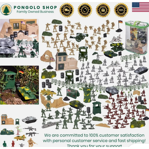 Versatile 300 Army Soldiers Toy Set - Ideal for Epic Battles & Creative Play