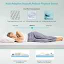 EDILLY 3 Inch Cooling Gel Memory Foam Mattress Topper King Size,with Removable & Washable Bamboo Cover,Soft Breathable Mattress Pad,Bed Topper for Back Pain Relief (76x80)