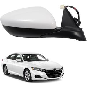 Marretoo for Honda Accord EX 2018-2022 Side view Mirror Assembly Passenger Side for HONDA ACCORD EX, Hybrid EX, Sport Accessories| POWER+HEAT+BSM Replaces HO1320329(RH)
