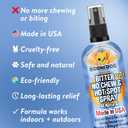 Bodhi Dog Bitter 2-in-1 No Chew & Hot Spot Spray - Natural Anti-Chew Remedy Better Than Bitter Apple - Soothes Hot Spots, Deters Chewing - Safe for Skin, Wounds & Furniture- Made in USA (8 Fl Oz) (Blue)
