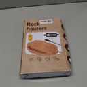 MECESOR Heat Rocks for Reptiles Heat Rock with Feeding Trough & Temperature Control-Basking Climbing Warmer Heated Rock for Bearded Dragons,Turtles,Snakes,Lizards-Orange