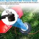 RO6G SRM-225 String Trimmer Head for Echo Weed Eater Head SRM225 SRM230 SRM210, Echo Speed Feed 400 Trimmer Head, Echo Weed Eater Parts - 2 Pack