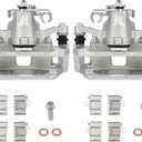 PAROD 18B5399 18B5398 Rear Disc Brake Caliper with Bracket Fit for 2012-2020 Dodge Grand Caravan, 2013-2015 Ram C/V, 2012-2014 VW Routan, 2012-2016 Chrysler Town & Country, Passenger & Driver Side