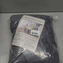 Genina Waterproof Chair Covers for Dining Room, Stretch Jacquard Dining Chair Slipcovers Removable Washable Chair Protector for Kitchen, Hotel, Restaurant (Leaves-Dark Gray, 6 PCS)