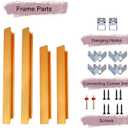 CANFRAVAS Canvas Frame 30x40, DIY Metal Canvas Floater Frame, 1.5" Deep Canvas Floating Frame,Frames for Canvas Art, Floater Frame for Canvas Painting, Floating Frame for Canvas (Gold,30"x40")