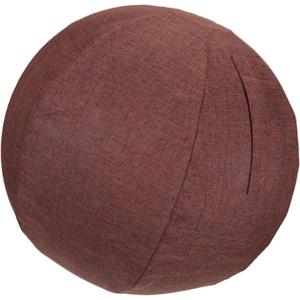 kowaku Ball Cover with Convenient Carry Handles - Exercise Ball Storage, Balance Ball Birthing Sitting Chair Protector, Coffee 65cm