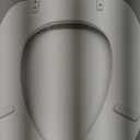 Mayfair Padded Toilet Seat with Chrome Hinges, Soft Vinyl over Wood Core Seat, Made in USA, Elongated, White