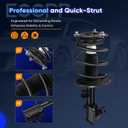 ECCPP Complete Struts Spring Assembly Front Struts Shock Absorber Fit for 2007 2008 2009 2010 2011 2012 2013 for Nissan Altima FWD Set of 2