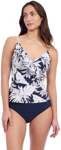 Profile by Gottex Malaya Women’s Tropical Print Tankini Stylish Swim Top with Surplice Neck, Soft Cups, Adjustable Straps 10
