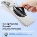 [2026 Upgraded] SUPERONE MagSafe Phone Grip for MagSafe Kickstand, Removable Cell Phone Grip Magnetic Ring Holder with Two-Sided Magnets, Mag Safe Ring Stand Loop for iPhone 17/16/15/14/13/12 Series