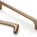Asidrama 10 Pack 5 Inch(128mm) Champagne Bronze Cabinet Pulls Cabinet Handles Cupboard Handles Kitchen Cabinet Hardware for Cupboard Drawer Pulls