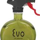 Evo Oil Sprayer Glass, Non-Aerosol for Olive, Cooking Oils, and Vinegars, Green, 6-Ounce Capacity