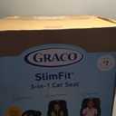Graco Slimfit 3-in-1 Convertible Car Seat, Slim Car Seat with Space-Saving Design, Highback Booster Seat with 10-Position Headrest, Rear Facing and Forward Facing Carseat, Jarret, Expiration Date: 3/12/2036