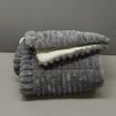 hyha Couch Covers for Dogs Washable, Non Slip Plush Dog Sofa Protectors, Fuzzy Pet Couch Covers for 3 Cushion Sofa Pet Friendly (Grey, 27.6" x 82.7")