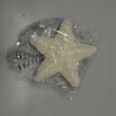 Soulchen Pearl Christmas Star Tree Toppers 8 inch Xmas White Pearl Tree Topper Christmas Decoration for Holiday Decor