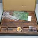 THETCHRY Walnut Wood Cutting Boards for Kitchen, Large Chopping Board Double Sided, End Grain Cutting Board with Handle, Charcuterie Butcher Block for Meal Prep & Serving with Gift Box, 17"×13"×1"