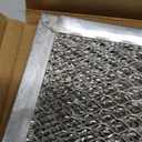 Microwave Filter replacement 6.81" x 6.34" Fits GE WB02X11534 Samsung DE63-00666A Microwave Grease Filter - Freshens and Filters Kitchen Air Entering the Over-the-Range Oven Stove Fan (2-Pack)