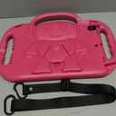 SUPLIK Kids Case for iPad 9th/8th/7th Generation (10.2 inch, 2021/2020/2019), iPad 10.2" Kidproof Case with Shoulder Strap Handle Stand for Apple iPad 7th/8th/9th Gen, Pink