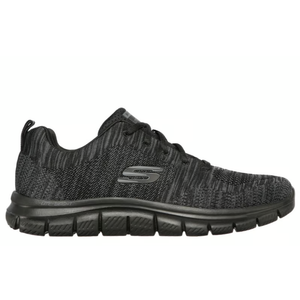 Skechers Men's Track Front Runner Lace-up Sneaker Oxford, Black/ Black Size 11.5